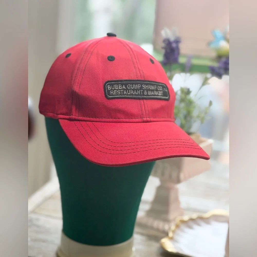 Bubba Gump Shrimp Co. Embroidered Baseball Cap. Men’s Women’s Unisex Red